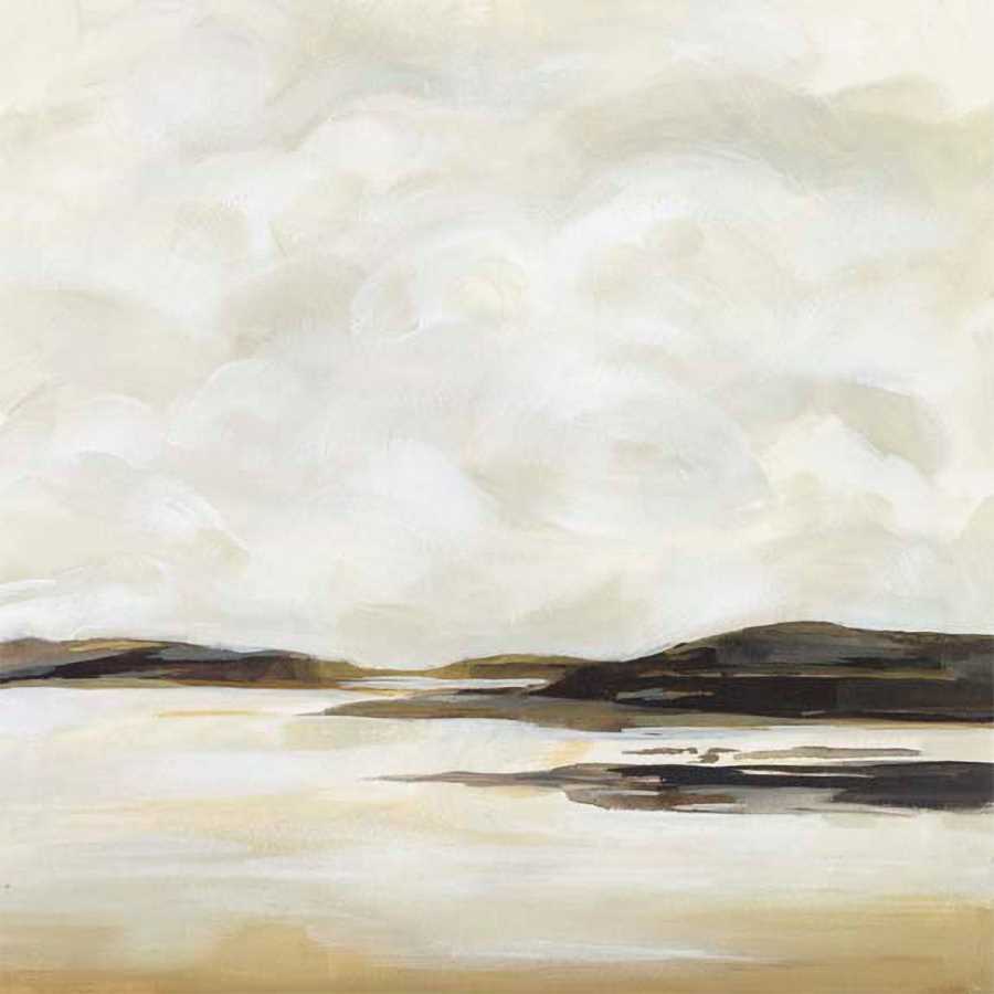 CLOUDY COAST II by Victoria Borges , Item#CG002338C, Matte Canvas, Art, Giclée on Canvas, Square, Small