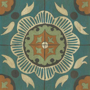 FRASER TILE VI by Chariklia Zarris , Item#CG002418C, Matte Canvas, Art, Giclée on Canvas, Square, Small