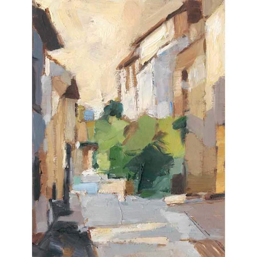 VILLAGE STREETS II by Ethan Harper , Item#CG002646C, Matte Canvas, Art, Giclée on Canvas, Vertical, Small