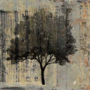 COMPOSITION WITH TREE II by Stellar Design Studio , Item#CG002666C, Matte Canvas, Art, Giclée on Canvas, Square, Small