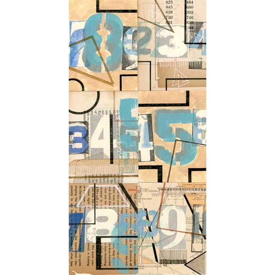 NUMBERS II by Nikki Galapon , Item#CG003754C, Matte Canvas, Art, Giclée on Canvas, Vertical, Small