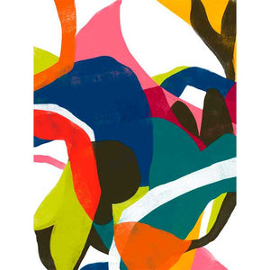 JUNGLE OVERDRIVE II by June Erica Vess , Item#CG004539C, Matte Canvas, Art, Giclée on Canvas, Vertical, Small