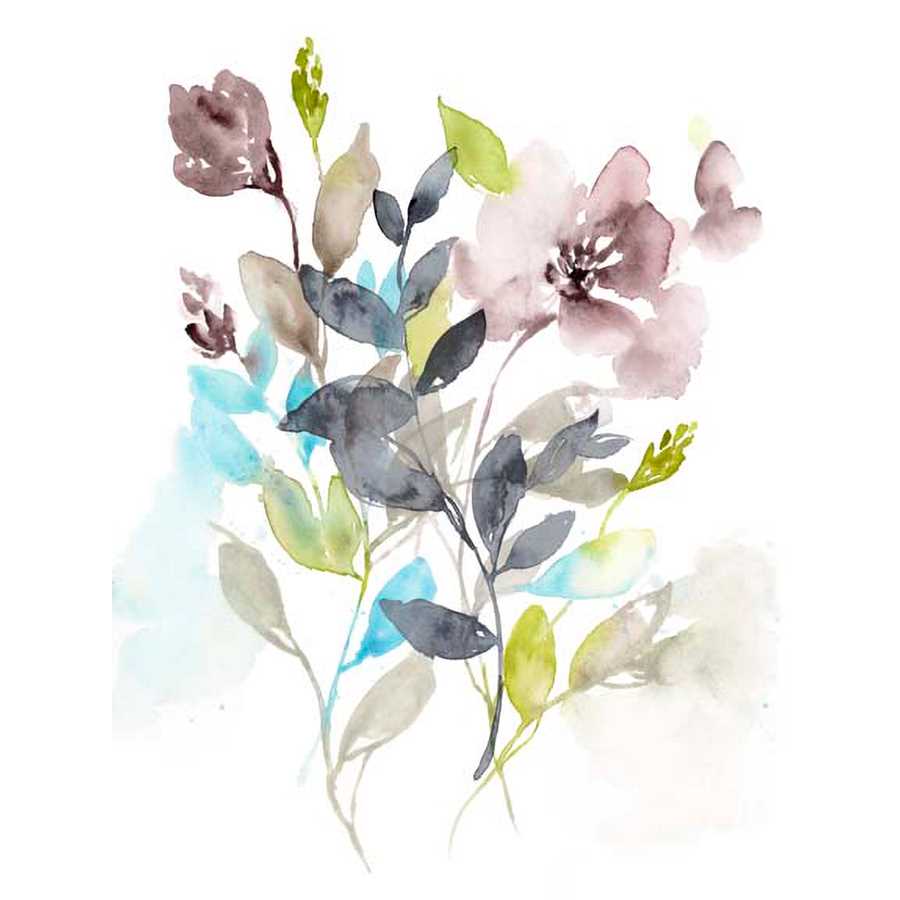 FLOWERS IN THE MIX II by Jennifer Goldberger, Item#CG005160C, Matte Canvas, Art, Giclée on Canvas, Vertical, Small