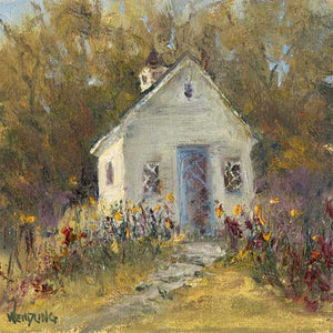 SWEET COTTAGE III by Marilyn Wendling, Item#CG005165C, Matte Canvas, Art, Giclée on Canvas, Square, Small