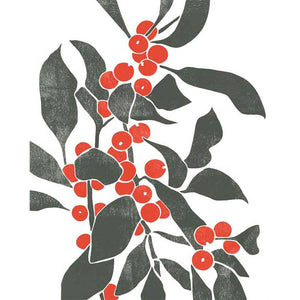 COLORBLOCK BERRY BRANCH IV by Emma Scarvey, Item#CG006294P, Matte Paper, Art, Giclée on Paper, Vertical, Small