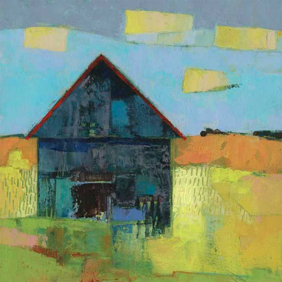 ARVONIA BARN by Sue Jachimiec , Item#CG007005P, Matte Paper, Art, Giclée on Paper, Square, Small