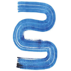 BLUE SWISH II by Bellissimo Art , Item#CG007295C, Matte Canvas, Art, Giclée on Canvas, Vertical, Small