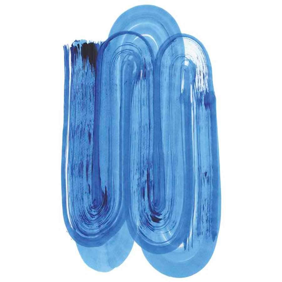 BLUE SWISH IV by Bellissimo Art , Item#CG007297P, Matte Paper, Art, Giclée on Paper, Vertical, Small