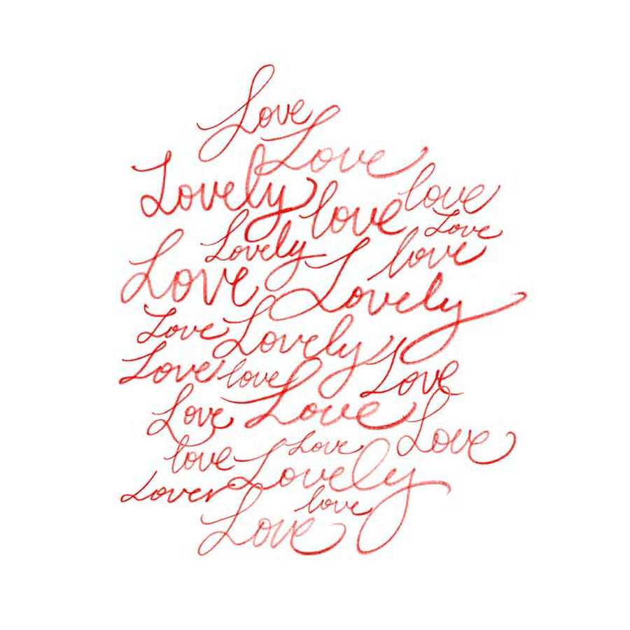 LOTS OF LOVE I by Grace Popp , Item#CG007419C, Matte Canvas, Art, Giclée on Canvas, Vertical, Small