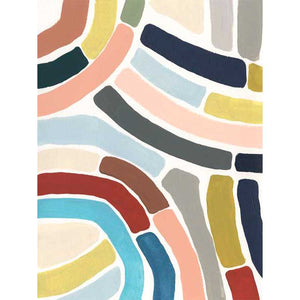 MOSAIC CURVE I by June Erica Vess , Item#CG007445C, Matte Canvas, Art, Giclée on Canvas, Vertical, Small