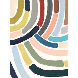 MOSAIC CURVE II by June Erica Vess , Item#CG007446C, Matte Canvas, Art, Giclée on Canvas, Vertical, Small