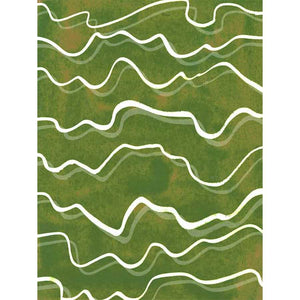 LEMONGRASS MOUNTAIN II by Melissa Wang , Item#CG007642C, Matte Canvas, Art, Giclée on Canvas, Vertical, Small