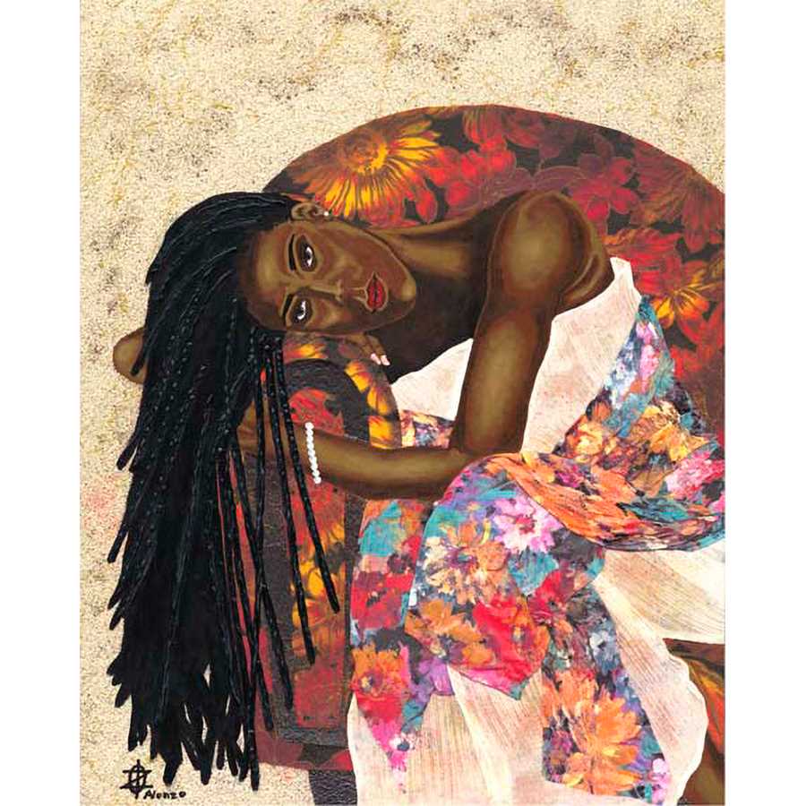 WOMAN STRONG III by Alonzo Saunders , Item#CG007647C, Matte Canvas, Art, Giclée on Canvas, Vertical, Medium