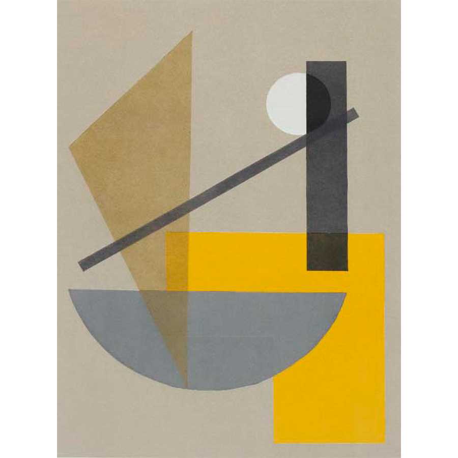 HOMAGE TO BAUHAUS VII by Rob Delamater , Item#CG008417C, Matte Canvas, Art, Giclée on Canvas, Vertical, Small