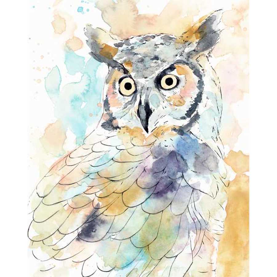 OWL MAJESTIC II by Annie Warren, Item#CG012339P, Matte Paper, Art, Giclée on Paper, Vertical, Small