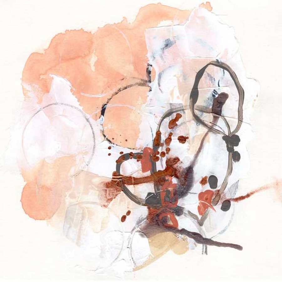 ROSEWOOD I by June Erica Vess, Item#CG012368P, Matte Paper, Art, Giclée on Paper, Square, Small