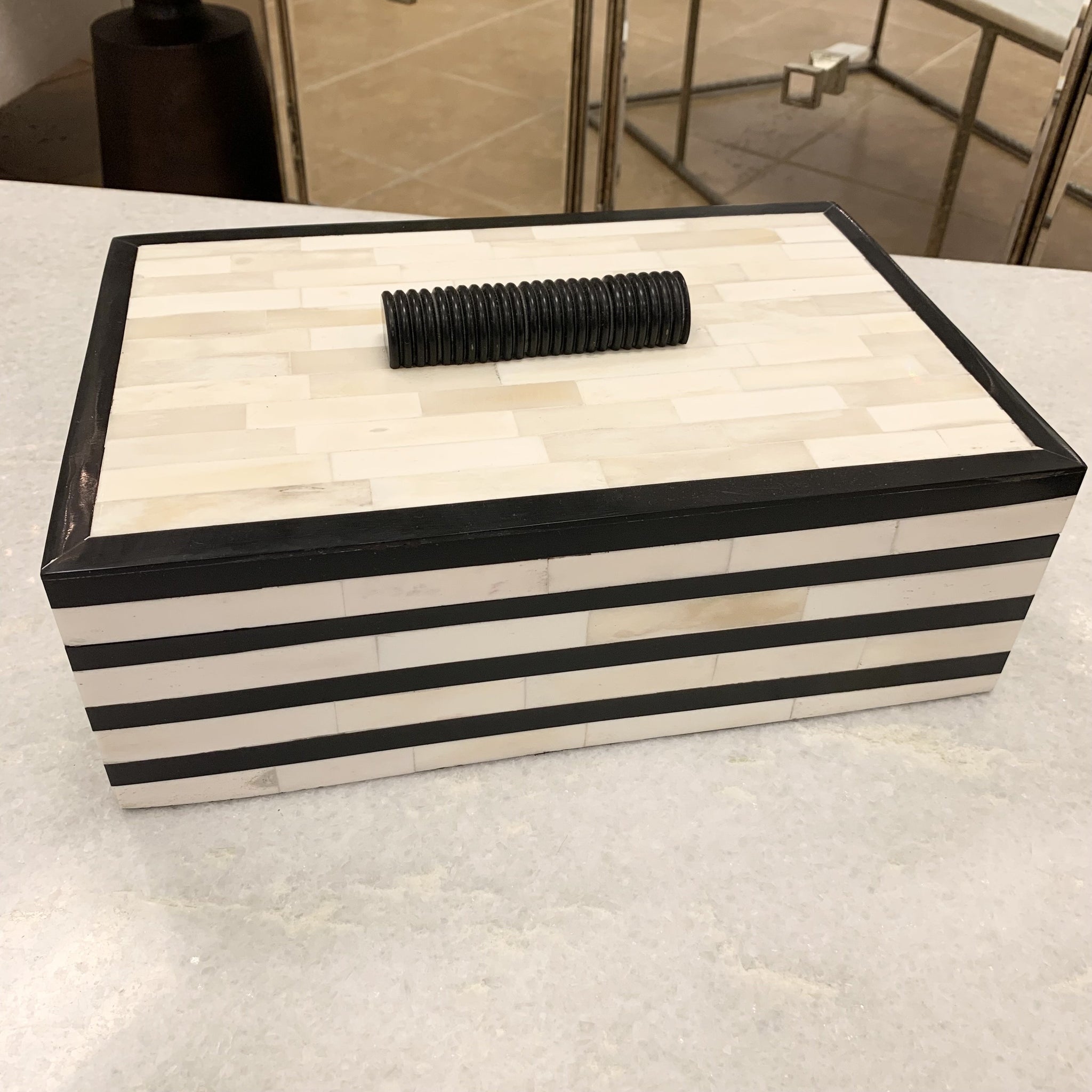 Concord Black and White Decorative Box