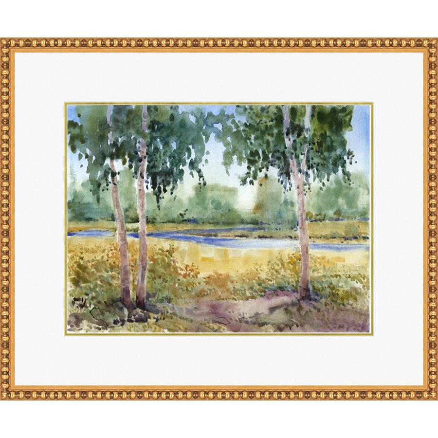 FG4111P01 Giclée on Matte Paper, under Glass, framed in Frame#6864 (Traditional Gold)
Top Mat: Off-White
Bottom Mat: Fern Finished Size: W 31.50 in x H 25.50 in