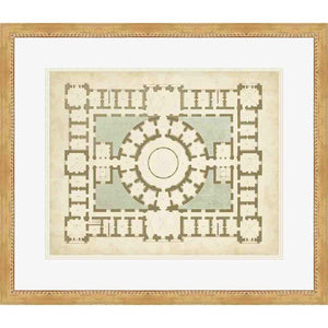 FG4132P02 Giclée on Matte Paper, under Glass, framed in Frame#1560-75 (Traditional Slope Gold with Bead Lip)
Top Mat: Ivory
Bottom Mat: Off-White Finished Size: W 29.00 in x H 25.00 in
