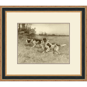 FG4141P03 Giclée on Matte Paper, under Glass, framed in Frame#6525 (Traditional Black & Gold)
Top Mat: Ivory
Bottom Mat: Chestnut Finished Size: W 29.50 in x H 25.50 in