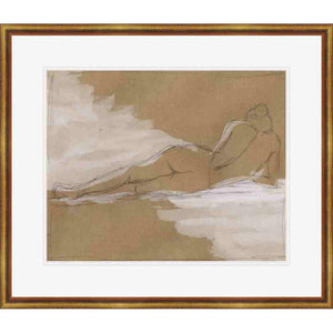 FG4147P01 Giclée on Matte Paper, under Glass, framed in Frame#305-180 (Contemporary Gold)
Top Mat: Off-White
Bottom Mat: Off-White Finished Size: W 28.00 in x H 24.00 in