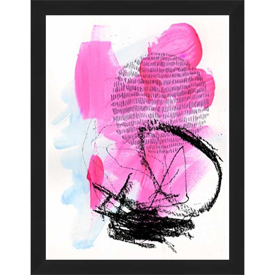 FG4210P02 Giclée on Matte Paper, under Glass, framed in Frame#7495 (Contemporary Black) Finished Size: W 21.00 in x H 27.00 in