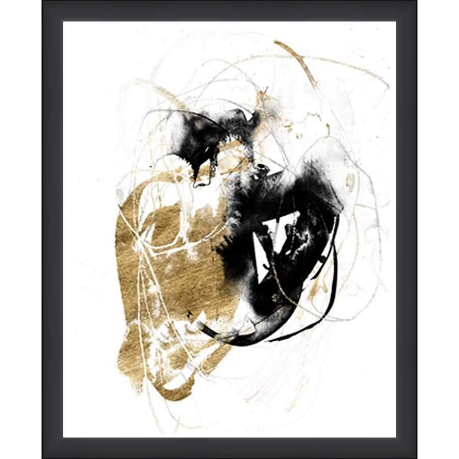 FG4233P03 Giclée on Matte Paper, under Glass, framed in a Contemporary Black Frame #7601. This frame has a 2in matching profile. Finished Size: W 18.00 in x H 22.00 in